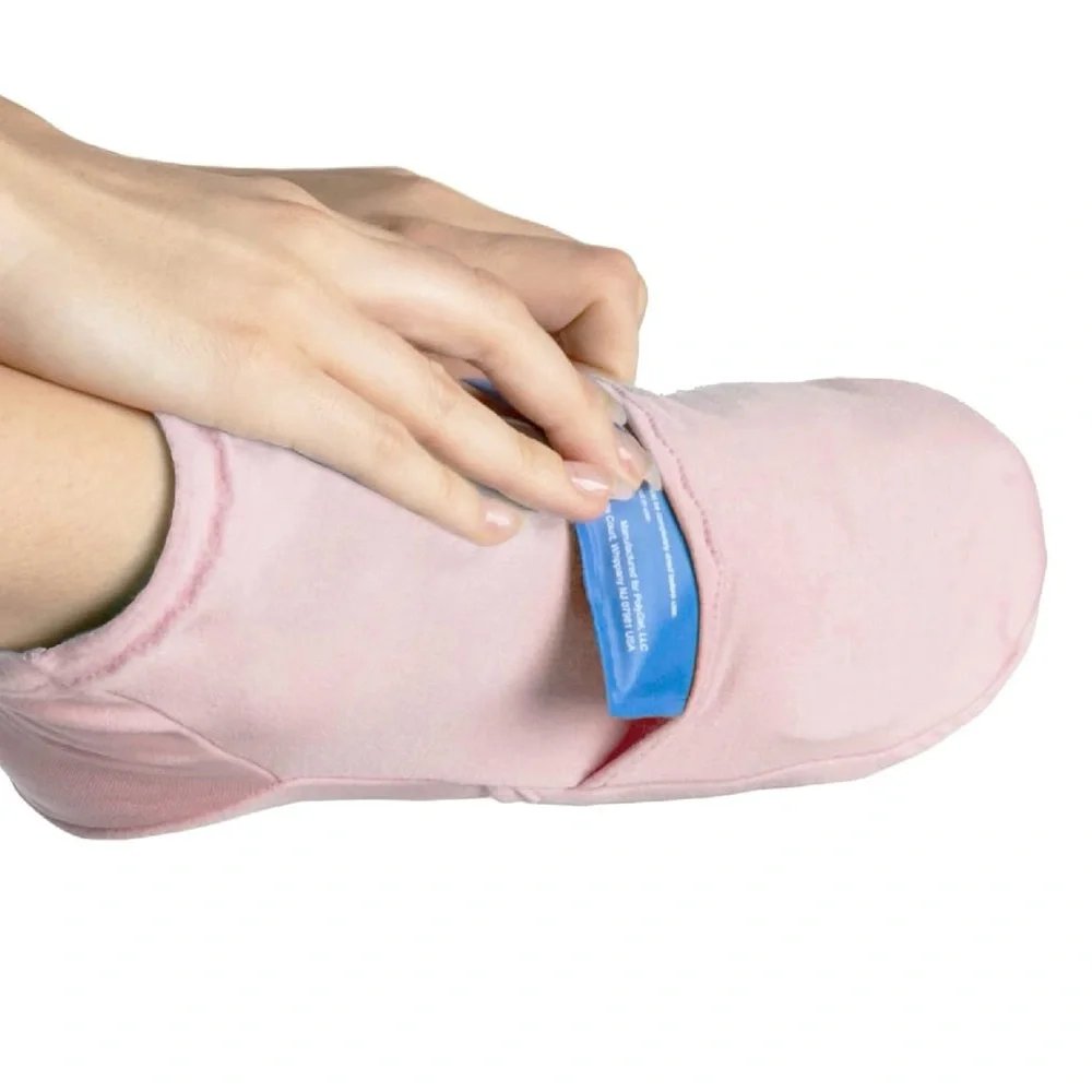 Natracure Cold Therapy Socks L/XL Pink Limited Edition for Breast Cancer NIB